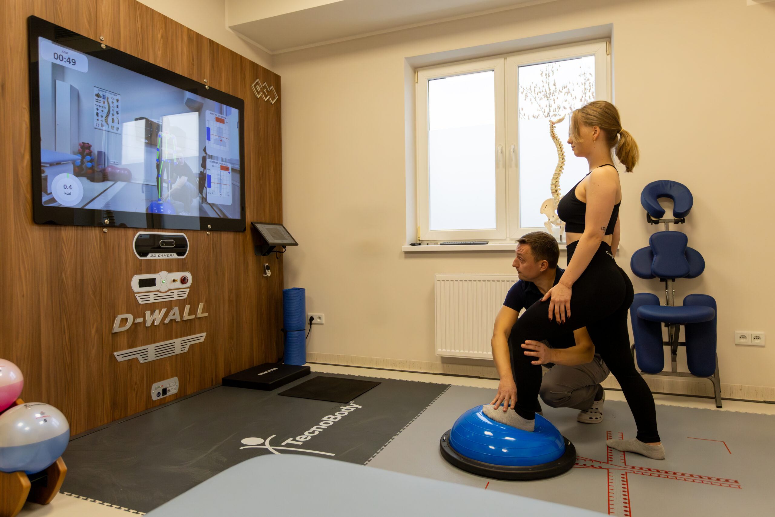 TERAPIA D-WALL Z BIOFEEDBACKIEM